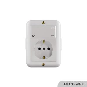 Reggio Exterior con Schuko 2P+T + Interruptor Bipolar